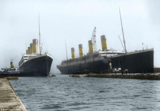 Фотографии «Титаника» заиграли новыми красками
