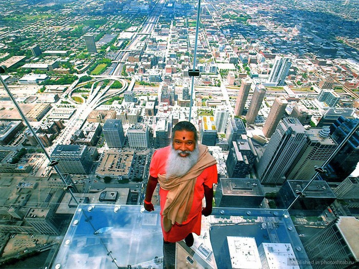 Стеклянный балкон на 103-м этаже небоскрёба в Чикаго (10 фото + видео)

