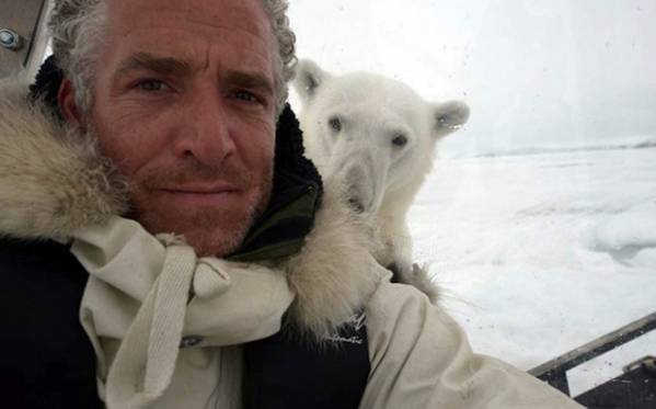 Атака белого медведя: На что идут авторы фильмов о животных (5 фото + видео)
