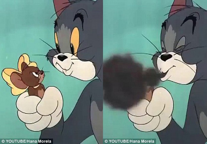 Мультфильм Тома и Джерри подвергли цензуре (2 фото+гифка)
