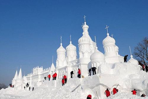 Всемирный фестиваль снега в Чанчунь. Китайская снежная сказка.
