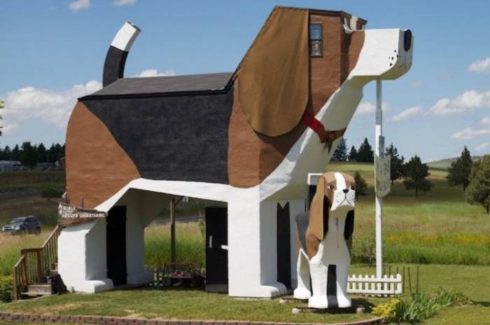 Отель в форме собаки в США