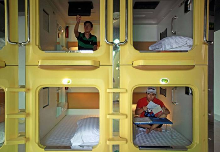 Капсульный отель в Китае — доступное жильё
