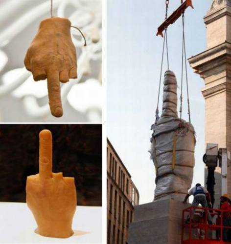 Итальянские шедевры или Памятник среднему пальцу в Милане
