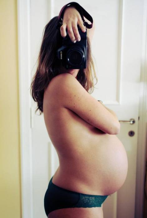 Хронология беременности (10 фото)
